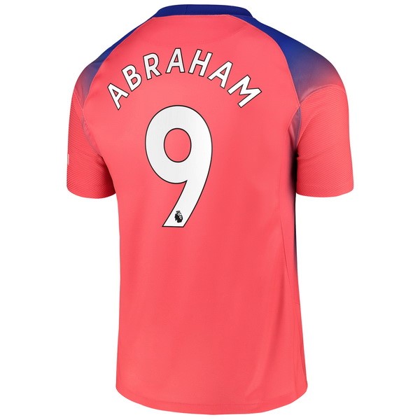 Camiseta Chelsea NO.9 Abraham 3ª Kit 2020 2021 Naranja